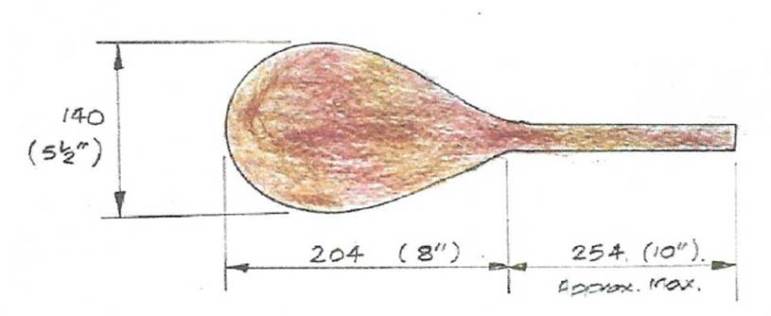 A drawing of a bulb with a measurement
AI-generated content may be incorrect.